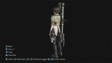 Lady's camouflage coat