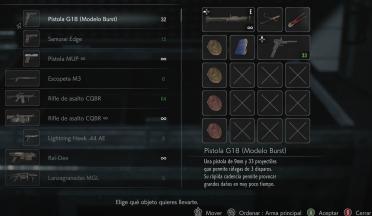 All weapons from the start