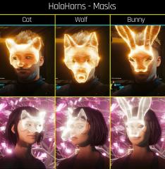 HoloHorns (Masc and Fem V)