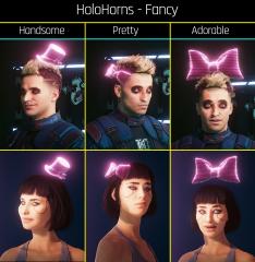 HoloHorns (Masc and Fem V)