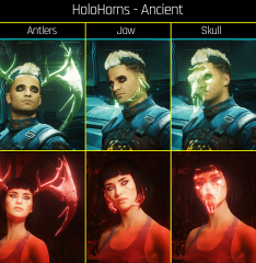 HoloHorns (Masc and Fem V)