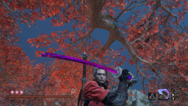 Pink with Blue Pattern Blade