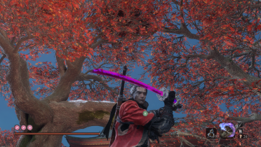 Pink with Blue Pattern Blade