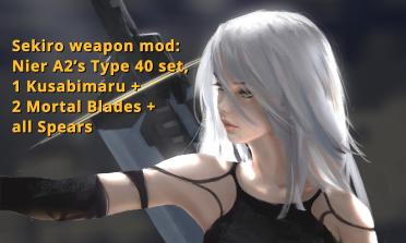 Nier A2's Type 40 Weapon Set