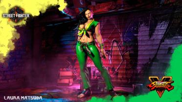 Laura Matsuda over Chun-Li