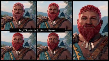 P4_CC Red Hair Edits