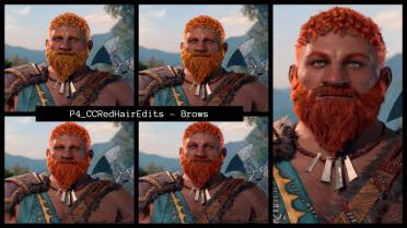 P4_CC Red Hair Edits
