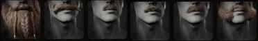 All Beards for Drow Elves and HalfOrc