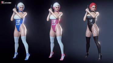 Jill latex demon addon