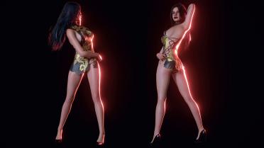 Claire Dragon Dress - Pack