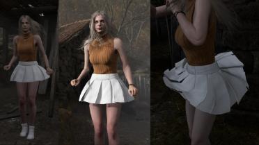 Ashley Pleated Mini Skirt