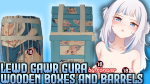 Lewd Gawr Gura Wooden Boxes and Barrels by Forever