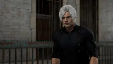 White and Black Hair