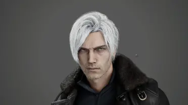 White and Black Hair